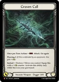 graven call (Heavy Hitters) — Flesh & Blood TCG Card Value