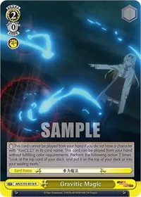 Gravitic Magic (Arifureta: From Commonplace to World's Strongest) — Weiss Schwarz Card Value
