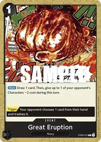 Great Eruption (Starter Deck 6: Absolute Justice)