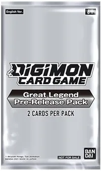 Great Legend Pre Release Pack (Great Legend Pre-Release Cards) — Digimon Card Game Card Value