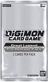 Great Legend Pre Release Pack (Great Legend Pre-Release Cards)