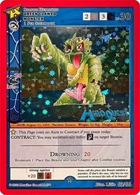 Green Clawed Monster (Hiroquest Promos)