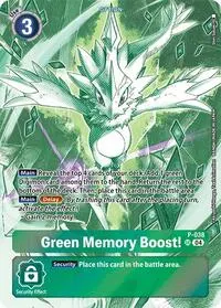 Green Memory Boost Starter Deck 18 Exclusive (Digimon Promotion Cards)