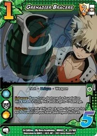 Grenadier Bracers (UniVersus: My Hero Academia: Heroes Clash) — UniVersus Card Value