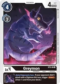 Greymon (Starter Deck 05: Machine Black)