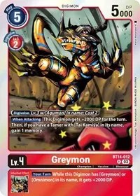 Greymon (Blast Ace) — Digimon Card Game Card Value