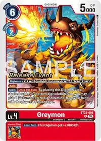 Greymon (Hackers' Slumber Release Event Cards)