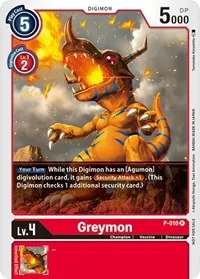 Greymon P 010 (Digimon Promotion Cards)