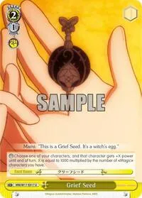 Grief Seed (Puella Magi Madoka Magica) — Weiss Schwarz Card Value