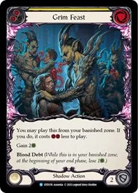 Grim Feast Yellow (Dusk till Dawn) — Flesh & Blood TCG Card Value