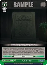 Grimoire (Is it Wrong to Try to Pick Up Girls in a Dungeon?) — Weiss Schwarz Card Value