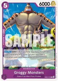 Groggy Monsters (The Azure Sea's Seven Release Event Cards)