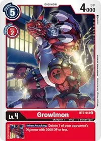 Growlmon (Release Special Booster 1.0)