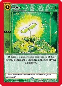 Growth (Cryptid Nation: First Edition) — MetaZoo Card Value