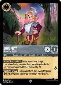 Grumpy Skeptical Knight (Shimmering Skies)