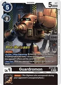 Guardromon (Exceed Apocalypse Pre-Release Cards)