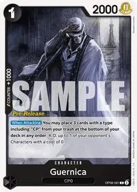 Guernica (Two Legends Pre-Release Cards)