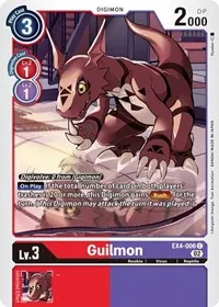 Guilmon (Alternative Being Booster) — Digimon Card Game Card Value