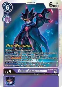 GulusGammamon (Xros Encounter Pre-Release Cards)