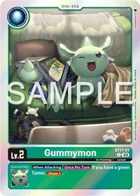Gummymon (Starter Deck 17: Double Typhoon Advanced Deck Set)