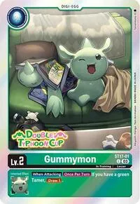 Gummymon (Starter Deck 17: Double Typhoon Advanced Deck Set Pre-Release Cards) — Digimon Card Game Card Value