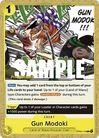 Gun Modoki (Kingdoms of Intrigue Pre-Release Cards)
