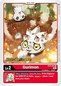 Gurimon (New Awakening Pre-Release Cards)