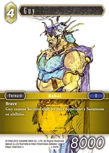 Guy (Opus I) — Final Fantasy TCG Card Value
