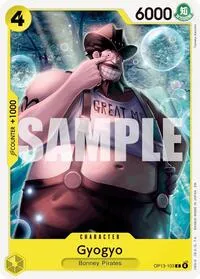 Gyogyo (Carrying On His Will) — One Piece Card Game Card Value