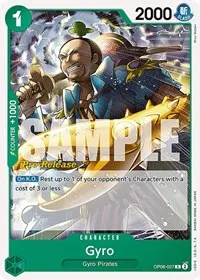 Gyro (Wings of the Captain Pre-Release Cards)