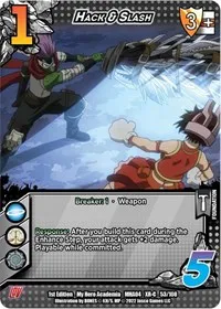 Hack and Slash XR (UniVersus: My Hero Academia: League of Villains) — UniVersus Card Value