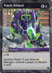Hack Attack (Age of Aurelus) — Bakugan TCG Card Value