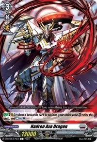 Hadron Axe Dragon (D-BT08: Minerva Rising) — Cardfight Vanguard Card Value