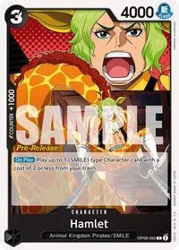 Hamlet (Two Legends Pre-Release Cards) — One Piece Card Game Card Value
