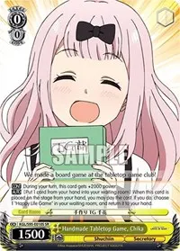 Handmade Tabletop Game Chika SR (Kaguya-Sama: Love is War?)
