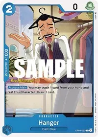 Hanger (Kingdoms of Intrigue Pre-Release Cards) — One Piece Card Game Card Value