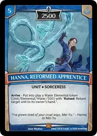 Hanna Reformed Apprentice (Ascension)