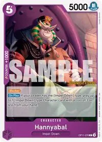 Hannyabal (A Fist of Divine Speed Release Event Cards)