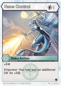 Haos Control (Armored Elite) — Bakugan TCG Card Value