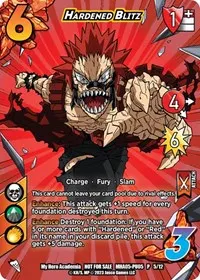 Hardened Blitz Plus Ultra Pack 5 (UniVersus: My Hero Academia Promo Cards)
