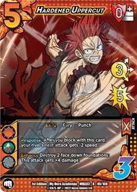 Hardened Uppercut (UniVersus: My Hero Academia: Heroes Clash) — UniVersus Card Value