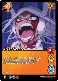 Hare Screech (UniVersus: My Hero Academia: Girl Power) — UniVersus Card Value