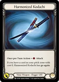 Harmonized Kodachi (Outsiders) — Flesh & Blood TCG Card Value