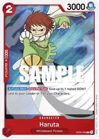 Haruta (Pillars of Strength) — One Piece Card Game Card Value