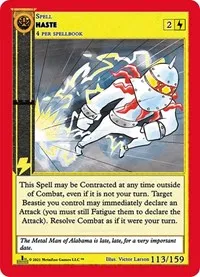 Haste (Cryptid Nation: First Edition) — MetaZoo Card Value