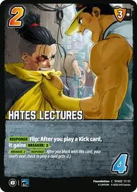 Hates Lectures (Challenger Series: Street Fighter 6)