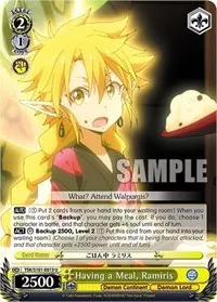 Having a Meal Ramiris (That Time I Got Reincarnated as a Slime Vol.3)