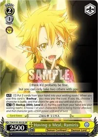 Having a Meal Ramiris SR (That Time I Got Reincarnated as a Slime Vol.3)
