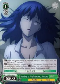 Having a Nightmare Sakura (Fate/stay night [Heaven’s Feel])