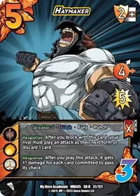 Haymaker XR (UniVersus: My Hero Academia: Undaunted Raid)